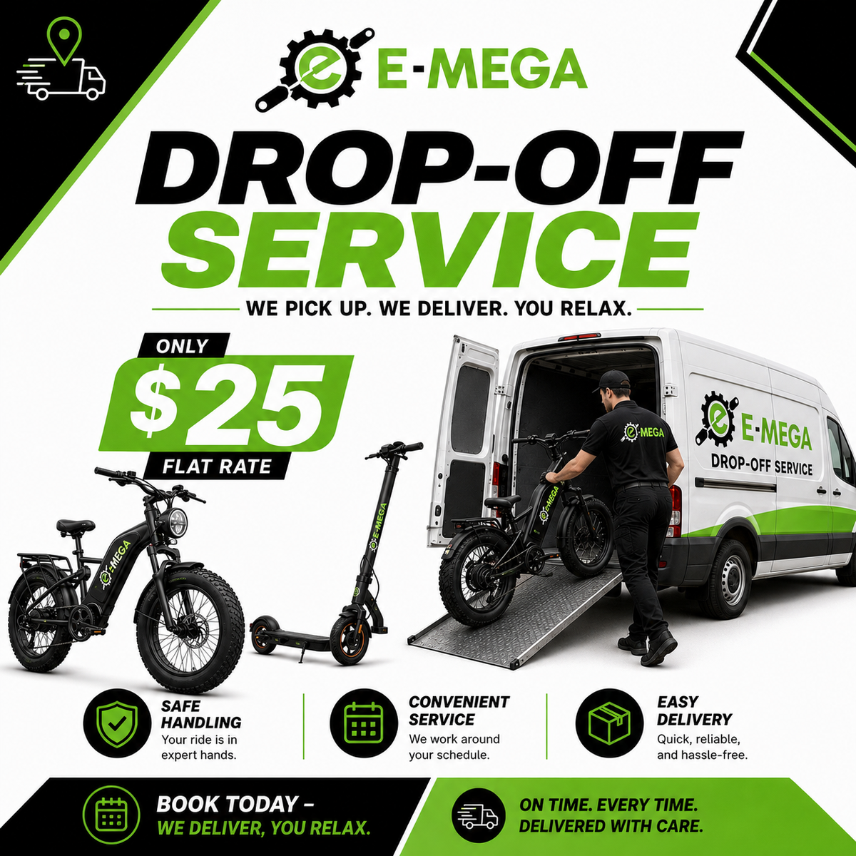 E-Bike and E-Scooter Delivery Service