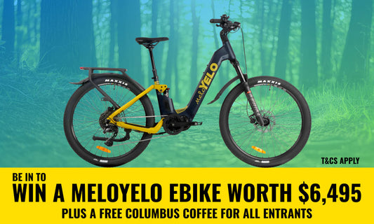 Be in to WIN A MELOYELO EBIKE WORTH $6,495 Plus a FREE Columbus Coffee