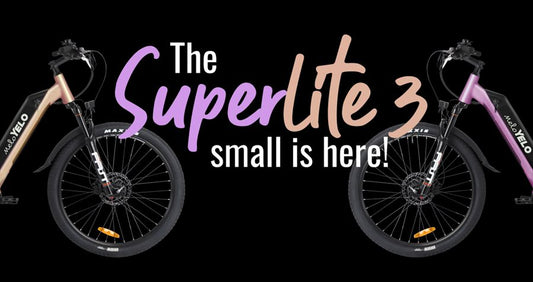 MeloYelo's super popular new SuperLite 3 is now available in a small frame size, ideal for riders up to 5'7"!