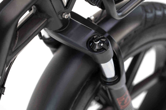 ET.Cycle F1000 Folding Fat E-Bike, 300W, 48V 21Ah, 1008Wh, Hydraulic Brakes [Black 20"]