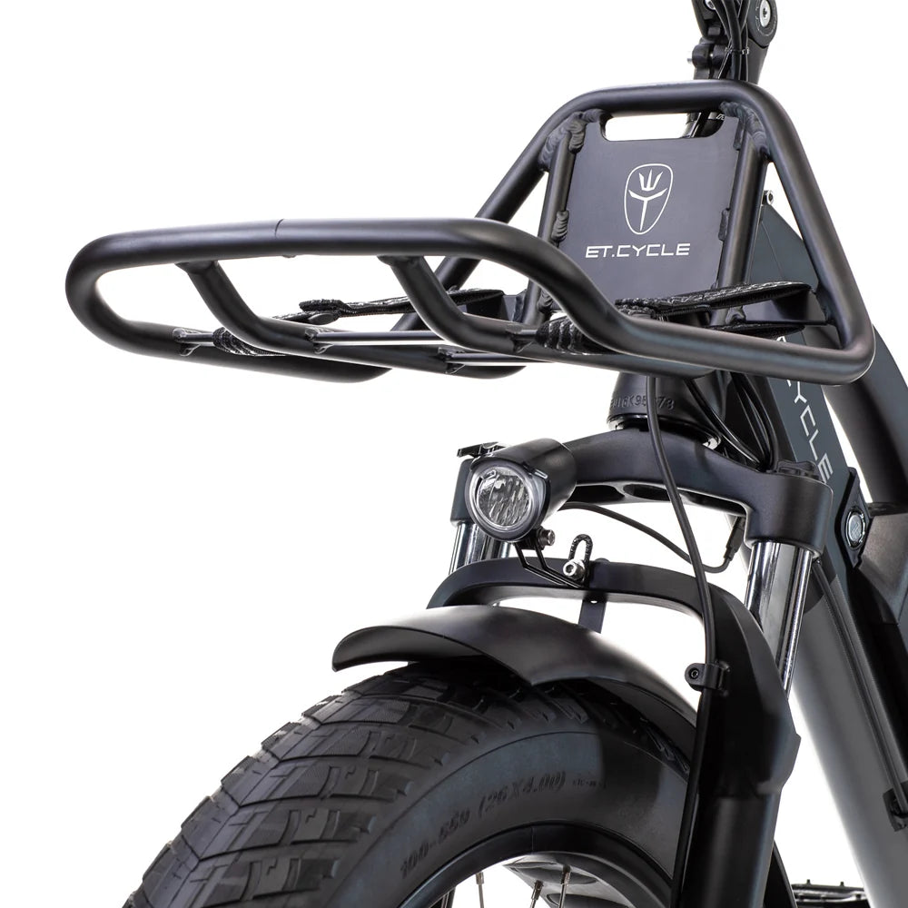 ET.Cycle T720 Fat Trekking Step-Thru E-Bike, 300W, 48V 15Ah, 720Wh Battery Matt Black 26"