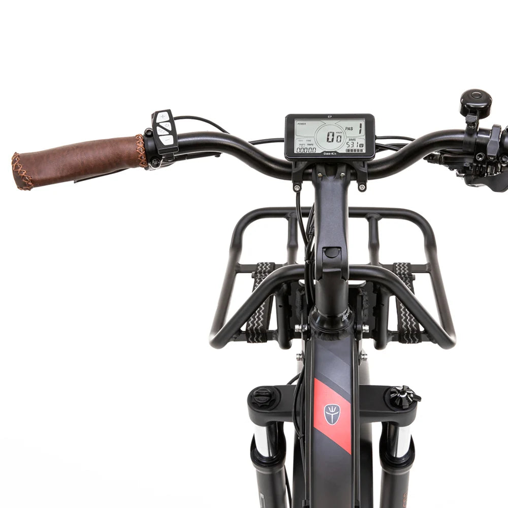 ET.Cycle T720 Fat Trekking Step-Thru E-Bike, 300W, 48V 15Ah, 720Wh Battery Matt Black 26"